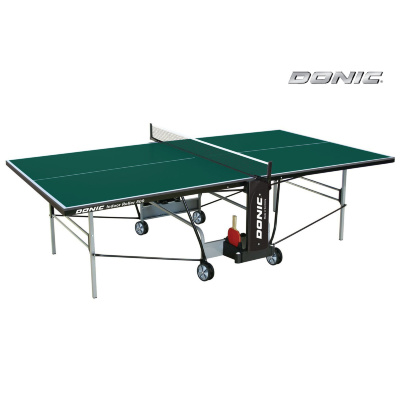 Теннисный стол Donic Indoor Roller 800 зеленый Размер стола: 274 х 152,5 х 76см 
Производство:Германия 