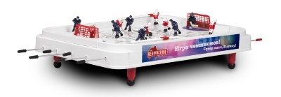 Настольный хоккей «Форвард», 71 см ДхШхВ: 71 x 41 x 17 см
Игровое поле: 59 х 38,5 см
Материал: литой безопасный пластик, сталь.